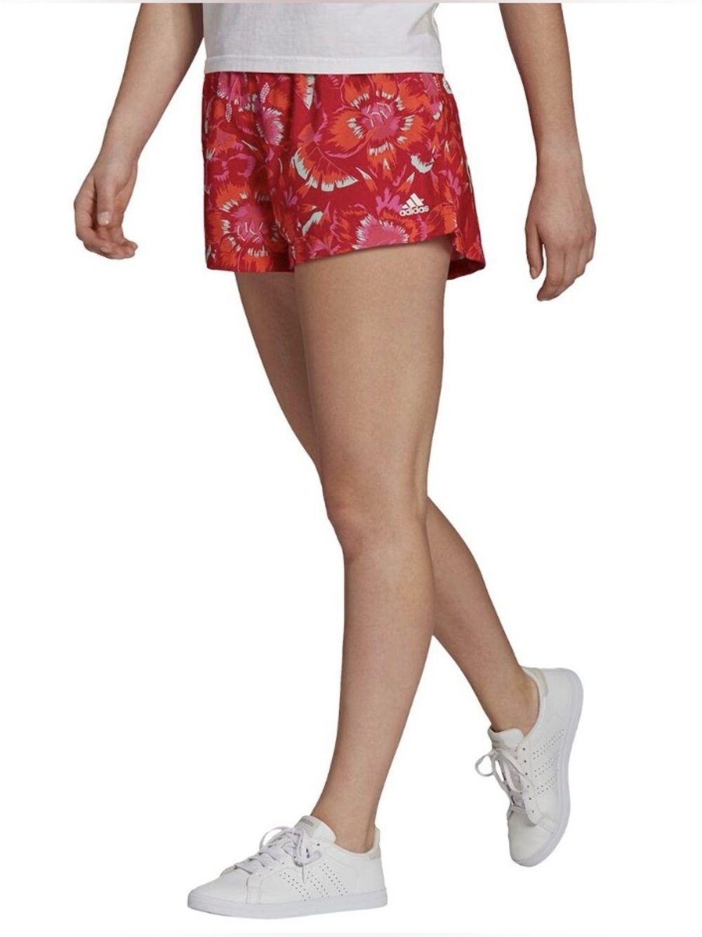 Farm Rio x Adidas Print Floral Hibiscus Multi Sport Shorts Women's Size:XS NWOT